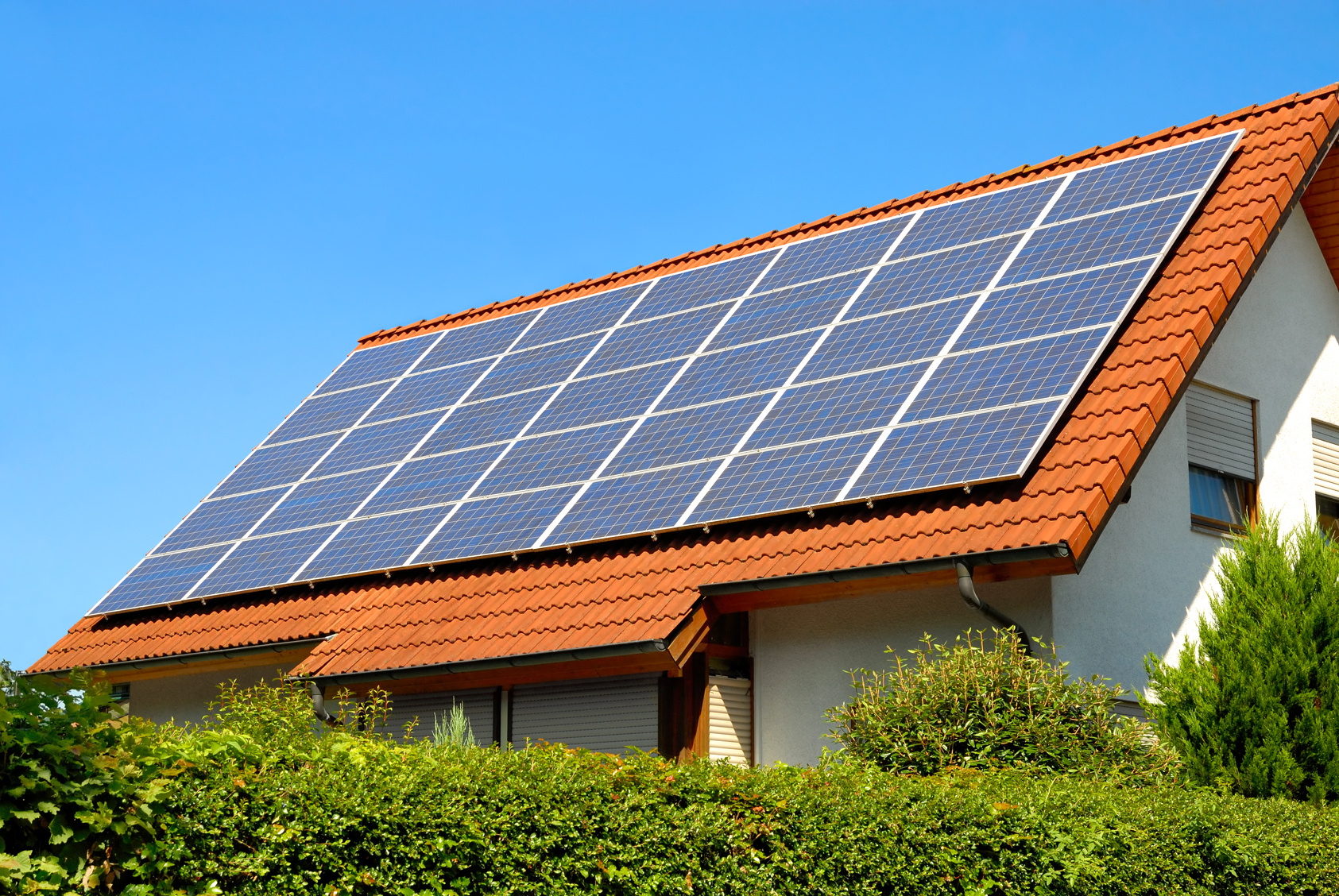 Panneaux solaires maison