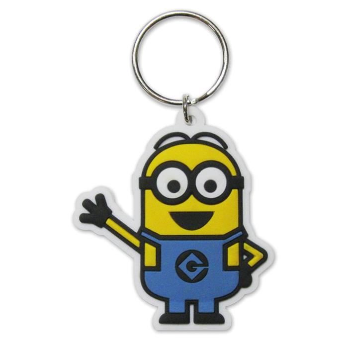 Porte cles caoutchouc minion dave moi moche et mec