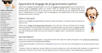 Site python programmation